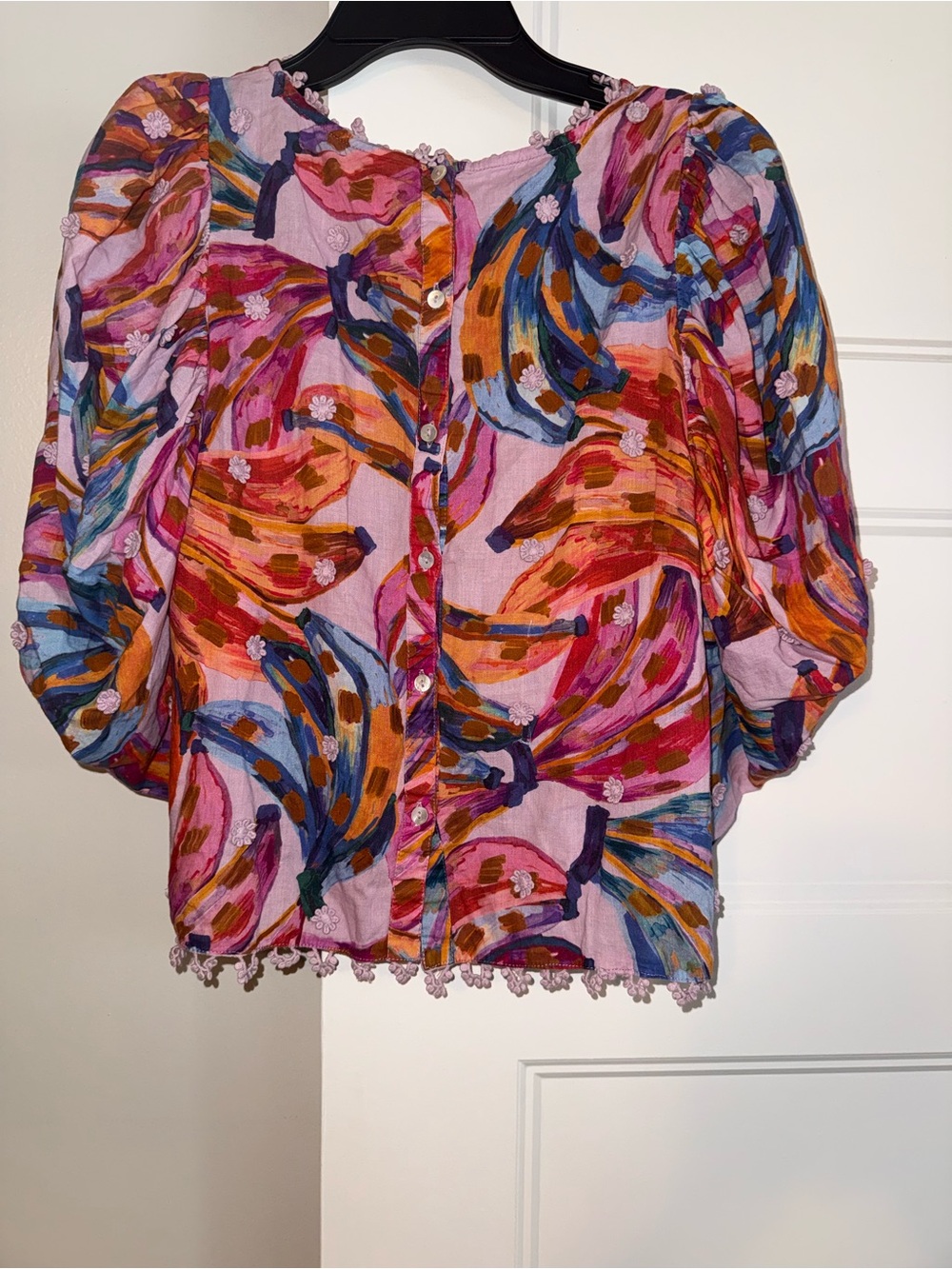 Farm Rio Puff Sleeve Blouse - Picture 4 of 8
